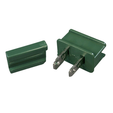 Polarized SPT-1 Male 18 Gauge Slide On Dark Green Plug Snap On Gilbert Vampire Plugs bag of 25